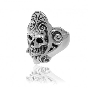 Renaissance Skull Ring